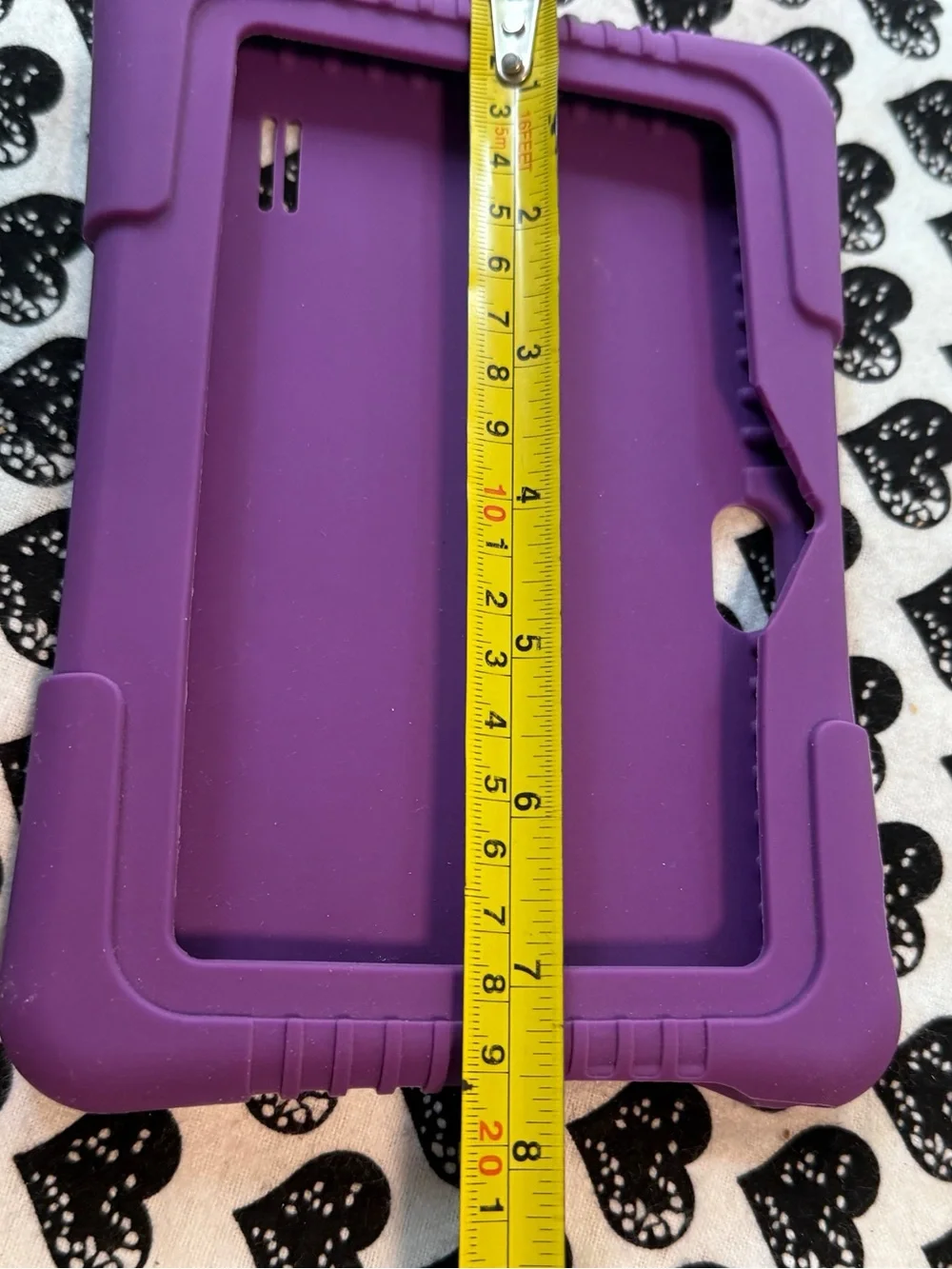 Purple Shockproof Tablet Case - Durable Silicone Cover